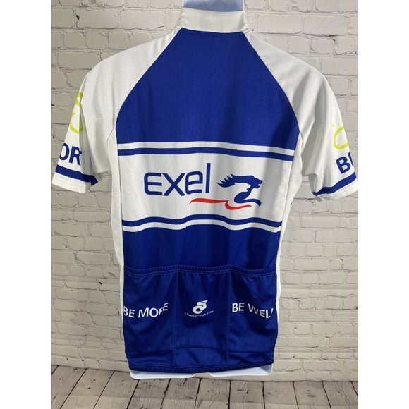 Exel Champ-Sys Pelotonia Multicolored Biking Riding Cycling Half Zip Shirt L - Picture 4 of 8
